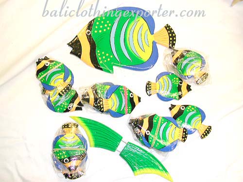 Tropical gifts, fish decor, bali crafts, ocean figurines, sea life carvings, arts and crafts, unique gift