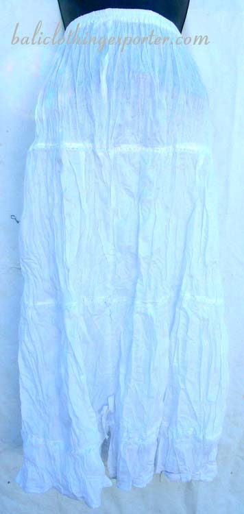 Womens clothing, ladies skirts, balinese fashions, summer apparel, casual wear, resort skirt, crinkle clothes  