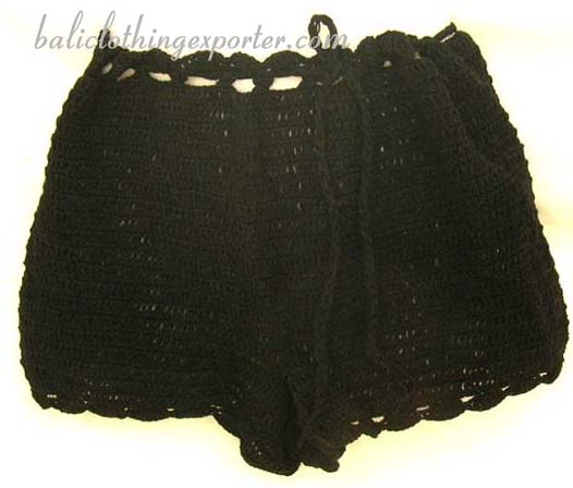 Crochet clothing, sexy shorts, womens apparel, beach wear, knit fashions, summer pants   